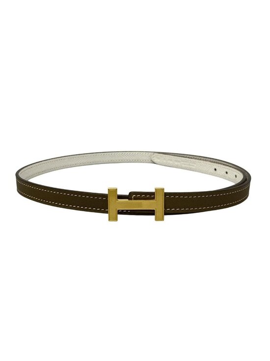 Hermes Belt 70 Focus Mini Etoupe Cles Gold Reversible main image 4